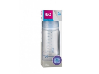 LOVI 74/204boy Biberon sticla Baby Shower 250 ml. (3 m+)