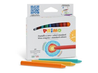 0501PC12E Primo Creioane de ceara 12 culori / 9 х 85 mm