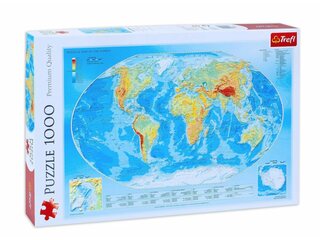 10463 Пазл Trefl Карта мира 1000 элементов...