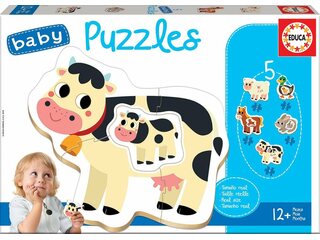17574 EDUCA Пазлы BABY PUZZLES THE FARM