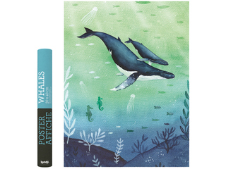 PS001 Londji Poster Whales (30x40cm)