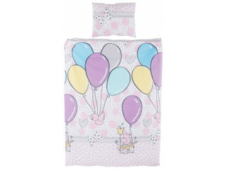 Chippolino SPCET502102 Постель 5 ед pink balloons