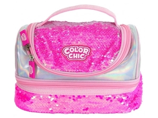 INT8751 Color Chic - Розовая сумка с пайетками для...