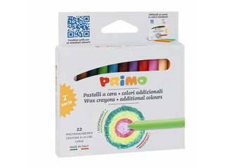 0502PC12AD Primo Creioane de ceara 12 culori / 9 х 85 mm