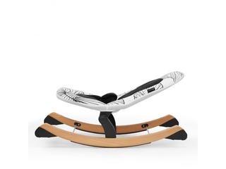 Kinderkraft Лежачек Finio  KKBFINOBLK0000 black/white