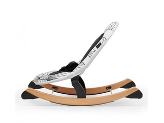 Kinderkraft Лежачек Finio  KKBFINOBLK0000 black/white