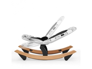 Kinderkraft Лежачек Finio  KKBFINOBLK0000 black/white
