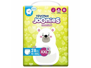 654104 JOONIES Comfort Scutece-chilotei, XXL (15-20 кг), 28 ...