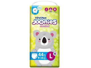 654202P JOONIES Comfort Scutece-chilotei L (9-14 kg) 44 buc.