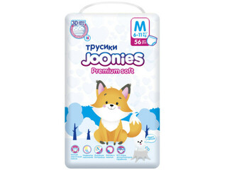 953214 JOONIES Premium Soft Scutece-chilotei, M (6-11 кг), 5...