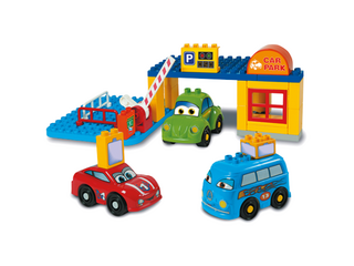 AG 8569-0CAR Конструктор Паркинг CARS  ведерко...