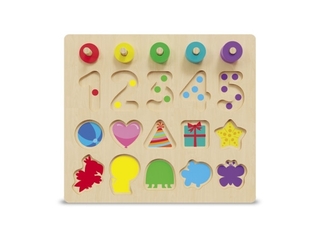 Kids Hits KH20/024 Деревянные пазлы Colourful Maths