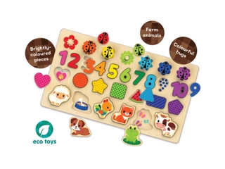 Kids Hits KH20/027 Деревянный сортер First Lessons