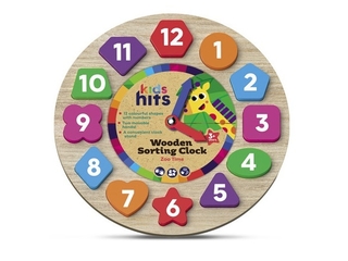 Kids Hits KH20/036 Деревянные пазлы Clock Zoo Time