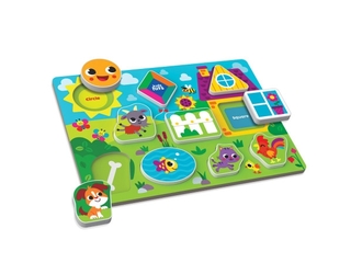 Kids Hits KH20/075 Деревянные пазлы Farm Shapes