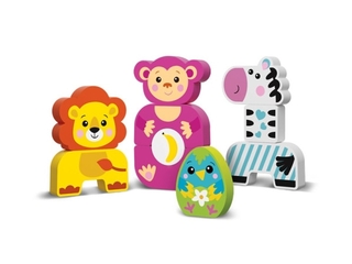 Kids Hits KH20/005 Деревянный конструктор Monkey and Friends