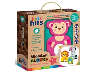 Kids Hits KH20/005 Деревянный конструктор Monkey and Friends