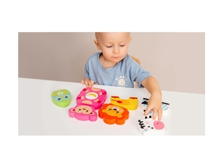 Kids Hits KH20/005 Деревянный конструктор Monkey and Friends