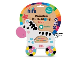 Kids Hits KH20/010 Деревянная каталка Zebra