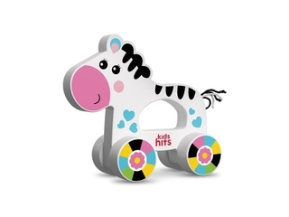 Kids Hits KH20/010 Деревянная каталка Zebra