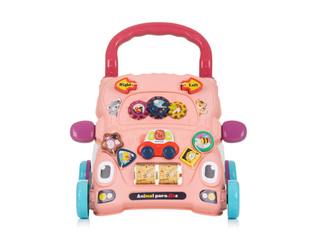Chip ходунок-толкатель MIKFAN0242PI Funny animals pink...