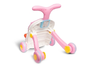 TOYZ-20950 Ходунок-толкатель 2in1 SPARK PINK
